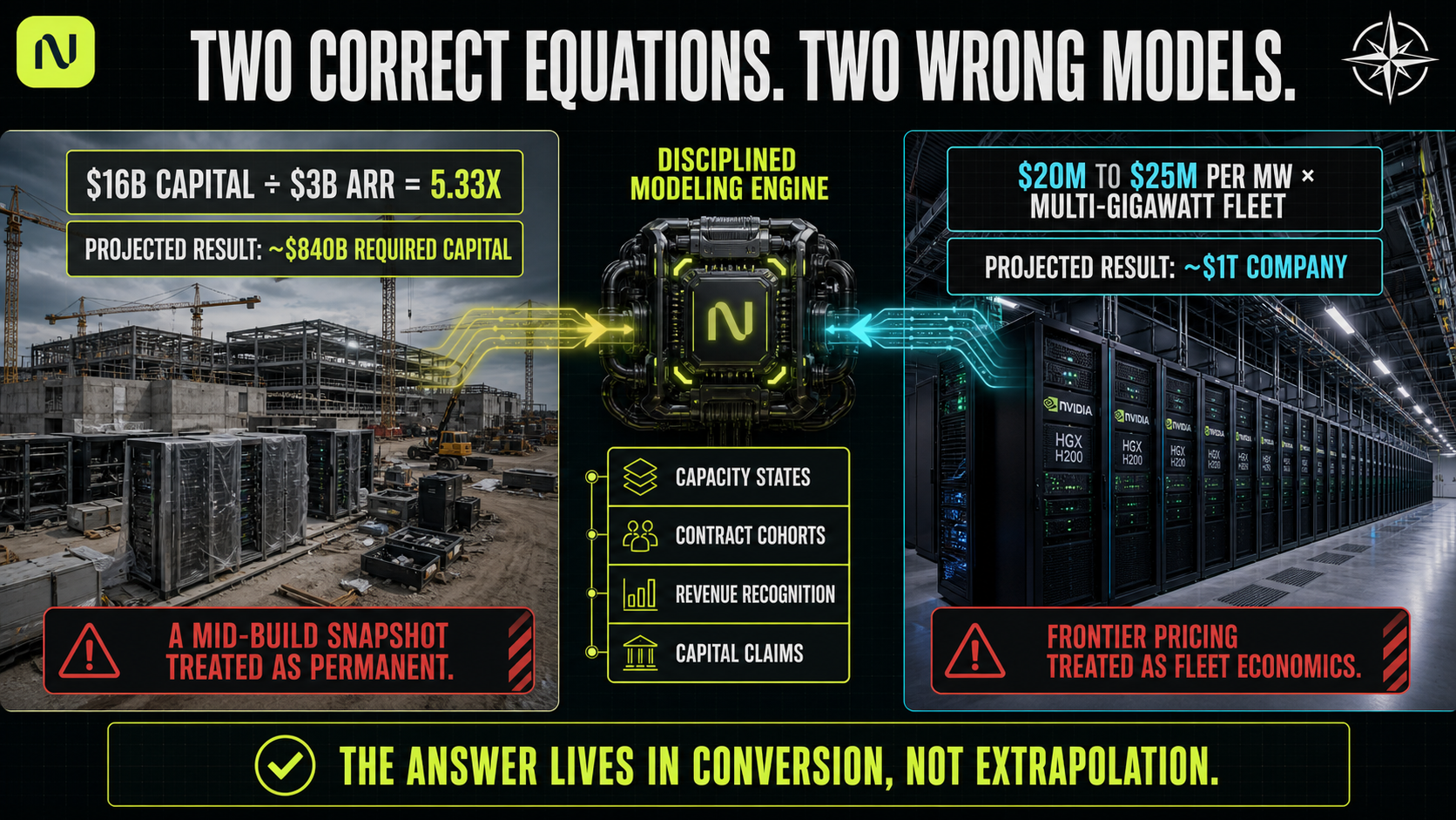Two Correct Equations. Two Wrong Models.
