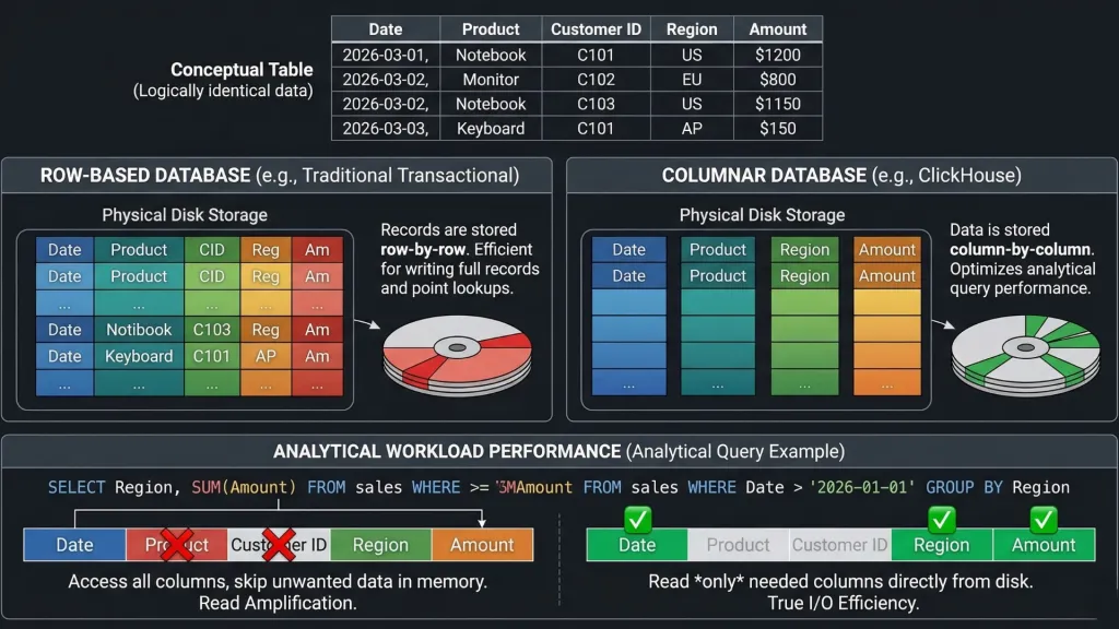 Clickhouse Row vs Columnar Based Databases Northwise
