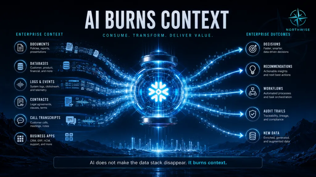 AI Burns Context Snow Stock Northwise