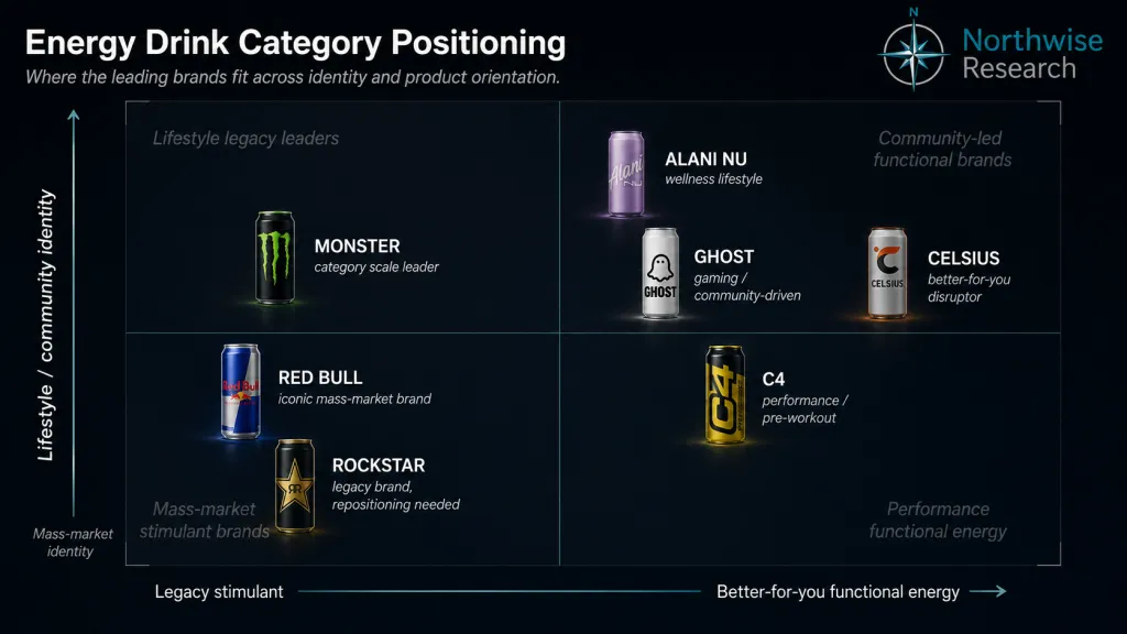 Energy Drink Sector Category Positioning Matrix Northwise