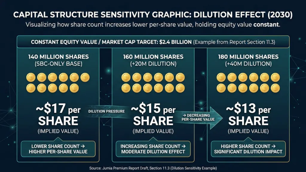 Jumia Capital Structure and Dilution Sensitivity Northwise
